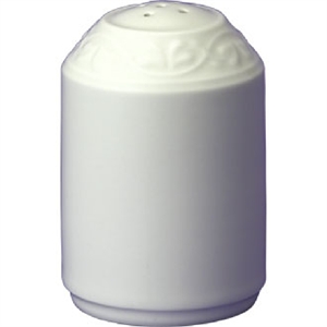 Salt & Pepper Cruet - Embossed White China